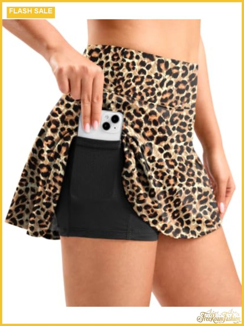 Women's Pleated Tennis Skort with Pockets High Waisted Athletic Golf Skirt